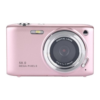 2.88 Inch IPS Screen HD Digital Camera 16X Zoom Portable CCD Camera(Rose Pink)