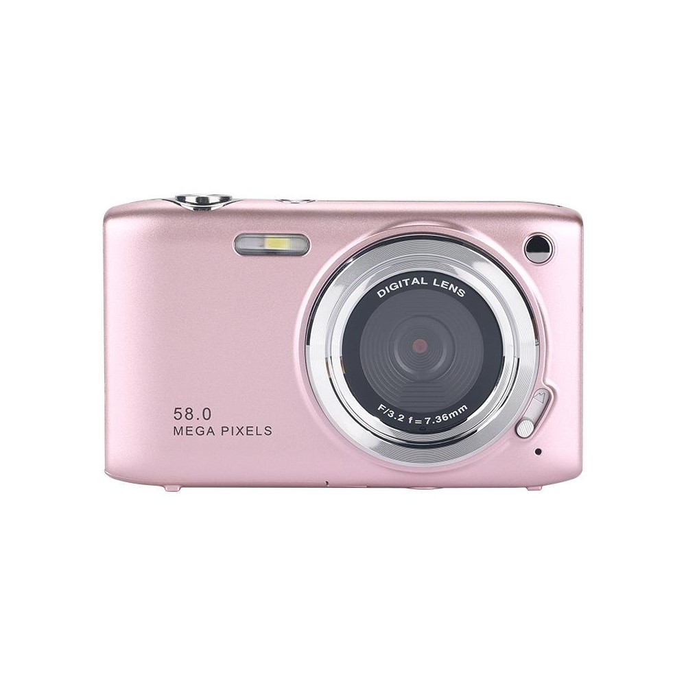 2.88 Inch IPS Screen HD Digital Camera 16X Zoom Portable CCD Camera(Rose Pink)