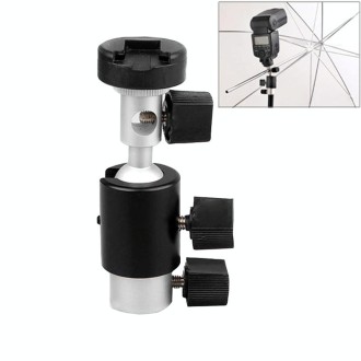 D Type Flash Light Stand Bracket(Black)