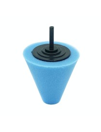 Car Cone 3 inch Polishing Sponge Waxing Sponge Wheel(Blue)