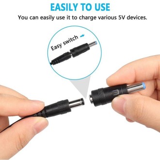 DC 5V to DC 9V 12V USB Voltage Step Up Converter Cable with 1A Step-up Volt Transformer Power Regulator Cable with LED Display