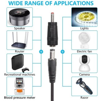 DC 5V to DC 9V 12V USB Voltage Step Up Converter Cable with 1A Step-up Volt Transformer Power Regulator Cable with LED Display