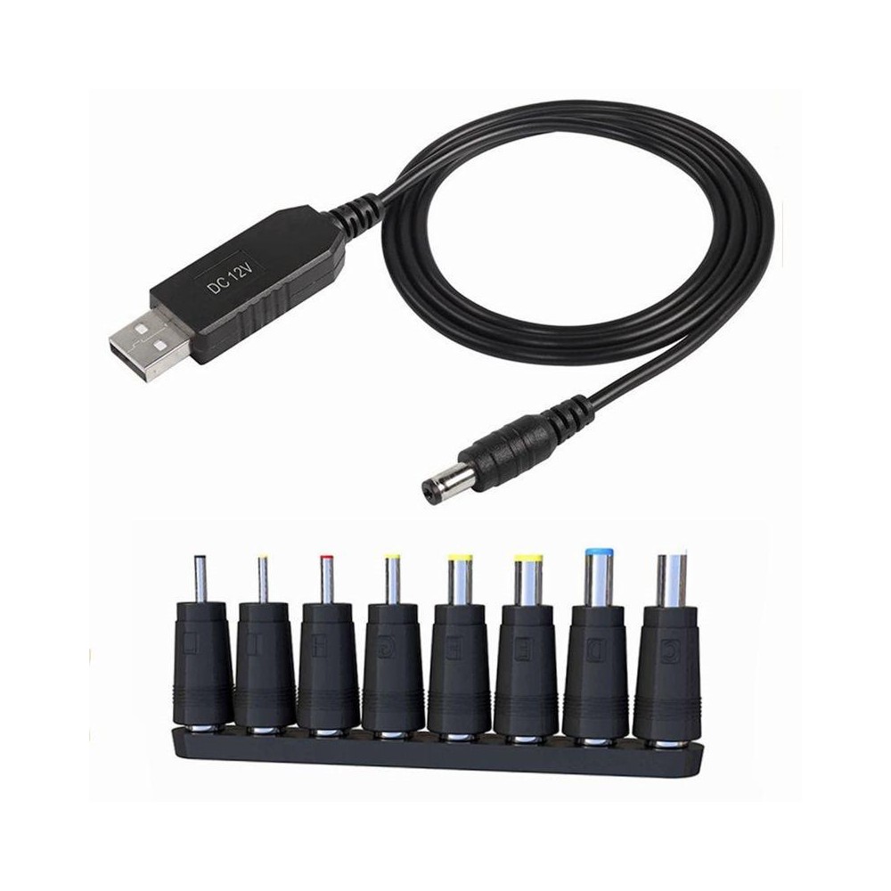 USB DC 5V to 12V Set Up Cable Converter Adapter