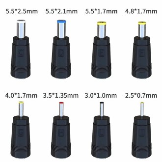 USB 5V to DC 9V 5.5mm x 2.5mm Converter Step Up Voltage Converter Power Cable with 8 Connectors