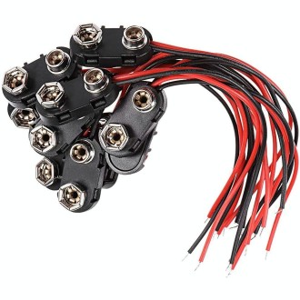 10 Pairs 22AWG Red Black Parallel Circuit Cables, Length: 12cm