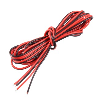 1 Pairs 22AWG Red Black Parallel Circuit Cables, Length: 2m