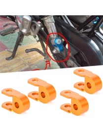2 Pairs Shock Absorber Extender Height Extension for Motorcycle Scooter, Size: Small(Yellow)
