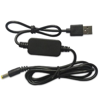 2pcs DC 5V To 9V USB Booster Cable Mobile Power Monitoring Power Cord