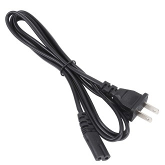 High Quality 2 Prong Style US Notebook AC Power Cord, Length: 3m