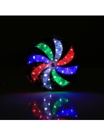 40 LEDs SMD 2835 Motorcycle Modified Windmill Colorful Light Fire Wheel Light Styling Flash Atmosphere Lamp, Diameter: 10cm, DC 