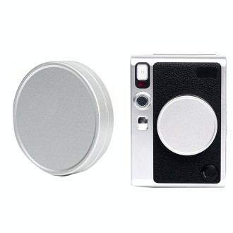 For FUJIFILM Instax Mini EVO Camera Lens Cap Aluminum Alloy Protective Cover(Silver)