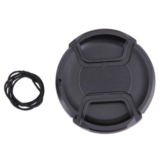 67mm Center Pinch Camera Lens Cap(Black)