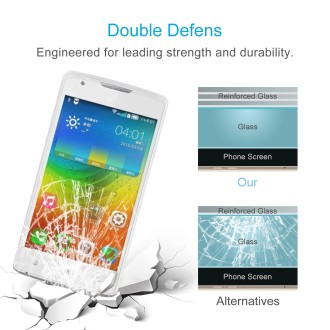 0.26mm 9H 2.5D Tempered Glass Film For Lenovo A2800