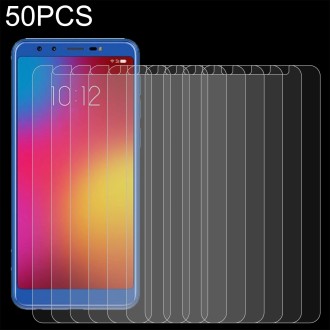 50 PCS 0.26mm 9H 2.5D Tempered Glass Film For Lenovo K9