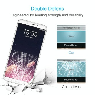 50 PCS 0.26mm 9H 2.5D Tempered Glass Film For Meizu Meilan S6