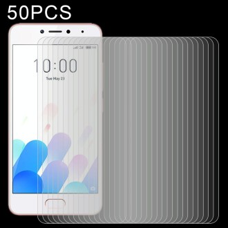 50 PCS 0.26mm 9H 2.5D Tempered Glass Film For Meizu M5c