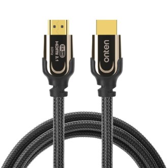 Onten HD180 HDMI 2.1 Version 8K HD Audio Cable, Length:2m(Black)