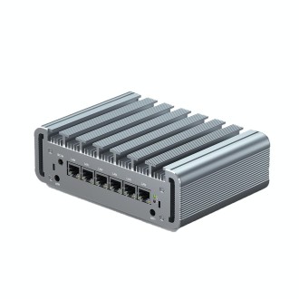 HYSTOU PO9B-J4125-6L Embedded Intel Celeron J4125 Processor Six Network Ports Mini Host, Specification:16GB+512GB+1TB