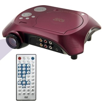 Home Theater Portable DVD Projector with TV Receiver Function (PAL / NTSC / SECAM), AV IN / OUT and Game Function, Support SD / 