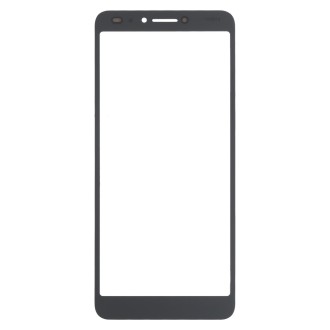 For Alcatel 3V 5099D 5099A Front Screen Outer Glass Lens (Black)