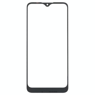 For Alcatel 1S (2020) OT5028 Front Screen Outer Glass Lens (Black)