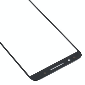 For Alcatel 3 5052D Front Screen Outer Glass Lens (Black)