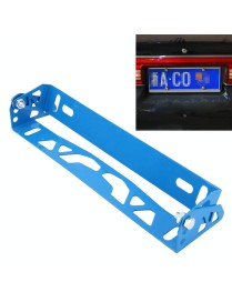 Car Auto Universal Aluminum Alloy Modified License Plate Frame Holder(Blue)