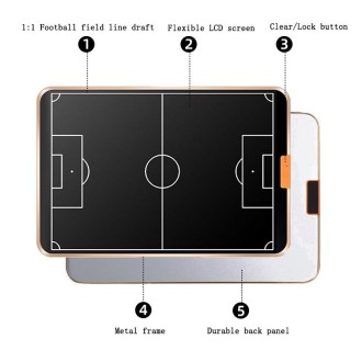 21-Inch Football Coach Demonstration Command LCD Handwriting Board(Football Board)