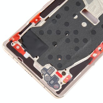 For Huawei Mate 40 Pro Front Housing LCD Frame Bezel Plate(Gold)