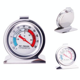 2 Inch Stainless Steel Refrigerator Thermometer Freezer Thermometer