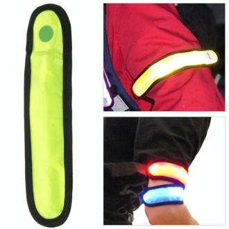 Battery Power Glow Stick Clip-on Marker Polymer Strip LED Light Flashlight(Green)