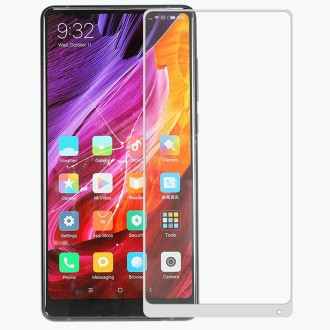 Front Screen Outer Glass Lens with OCA Optically Clear Adhesive for Xiaomi Mi Mix 2(White)