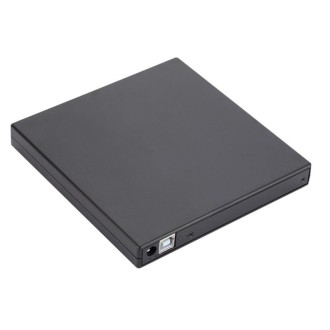 External USB2.0 DVD Optical Drive Notebook Desktop All-In-One CD Burner(Black)