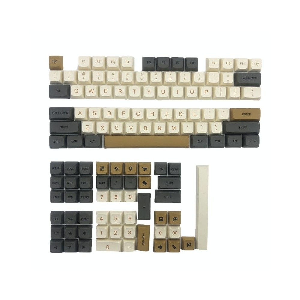 Micromio 125 Keys Sublimation Mechanical Keyboard PBT Keycaps