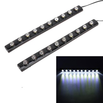 10LEDs SMD-5050 DC12V / 2.2W / 5500K / 112LM Car Daytime Running Light