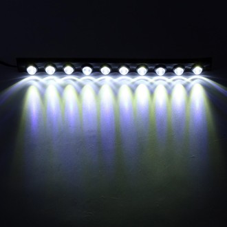 10LEDs SMD-5050 DC12V / 2.2W / 5500K / 112LM Car Daytime Running Light