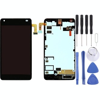 TFT LCD Screen for Microsoft Lumia 550 Digitizer Full Assembly with Frame (Black)