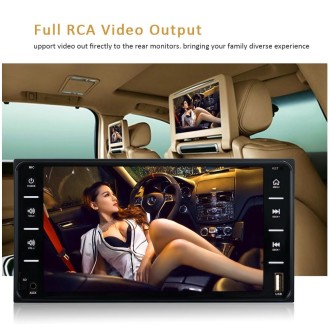 848V 16 7 inch Multi-touch Screen Car GPS Navigator, Support TF Card / USB / AUX / MP5 Player / Android & iPhone Mirror Links(Bl