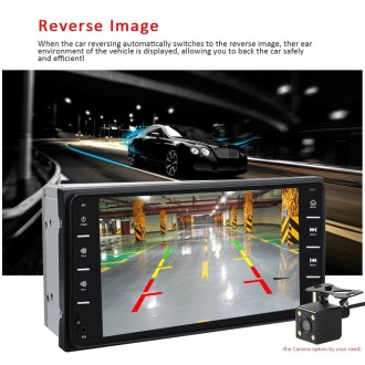 848V 16 7 inch Multi-touch Screen Car GPS Navigator, Support TF Card / USB / AUX / MP5 Player / Android & iPhone Mirror Links(Bl