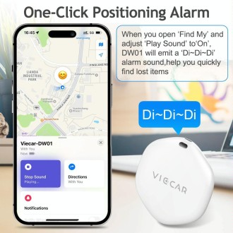 VIECAR DW01 Car Key Anti-lost Detection Wireless Location Tracker