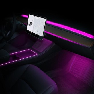 For Tesla Model3/Y Car Dashboard APP To Control Colorful Ambient Lights(CZY-429)