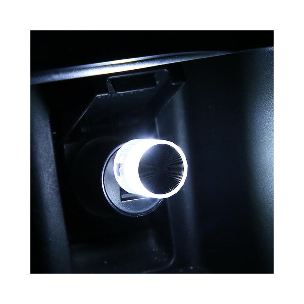 Car Decorative USB Universal LED Atmosphere Lamp, Color: White