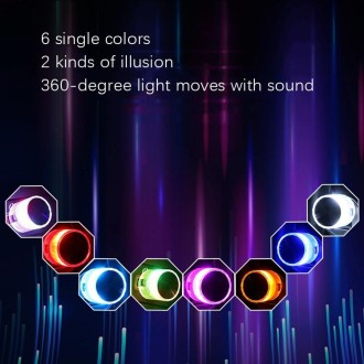 Car Decorative USB Universal LED Atmosphere Lamp, Color: White