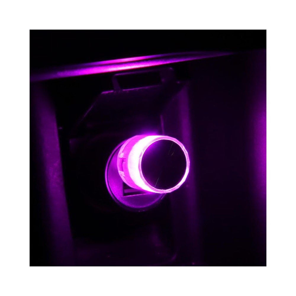 Car Decorative USB Universal LED Atmosphere Lamp, Color: Purple