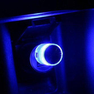 Car Decorative USB Universal LED Atmosphere Lamp, Color: Deep Blue