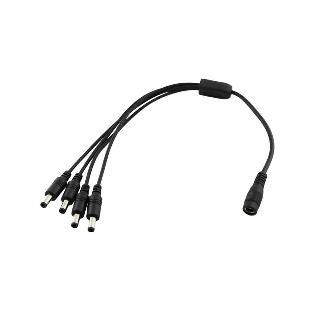 0.37m 4 in 1 DC Female to DC Male Power Connection Extension Cable