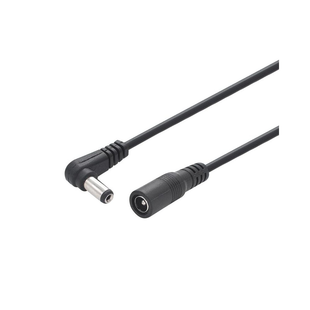 DC Male To DC Female Power Connection Extension Cable, Length: 1m