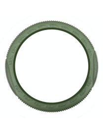 Non-slip Wear-resistant Fire Pattern Silicone Car Steering Wheel Cover, Size: 36-42cm(Army Green)
