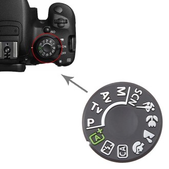 For Canon EOS 700D OEM Mode Dial Iron Pad