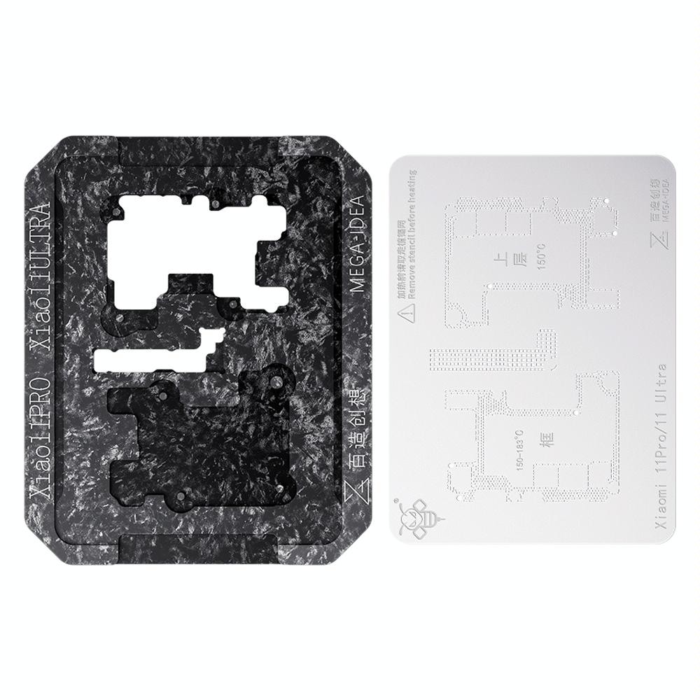 For Xiaomi 11 Pro / 11 Ultra Qianli Mega-idea Multi-functional Middle Frame Positioning BGA Reballing Platform